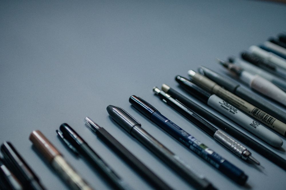 Eine Auswahl an verschiedenen Schriften